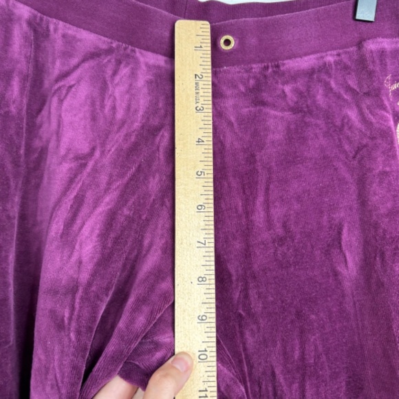 VTG Y2K Juicy Couture Purple Velour Track Suit M Hoodie Pants ASO Elana Gilbert - Picture 15 of 16